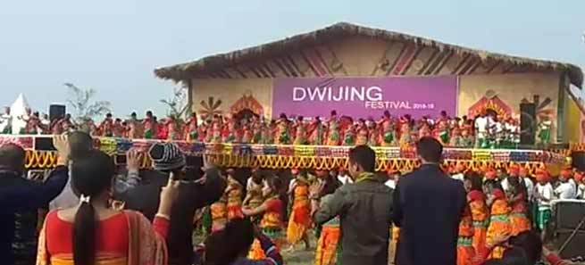 12-day long third edition of ‘Dwijing Festival’ commenced on the banks of the Aye river in Assam