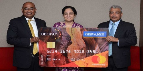 OBOPAY Card: new generation pre-payment instrument for enterprise customers launched by OBOPAY, Federal Bank and MasterCard