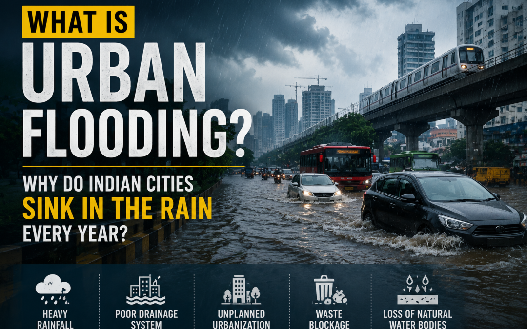 What is Urban Flooding? Why Do Indian Cities Sink in the Rain Every Year?