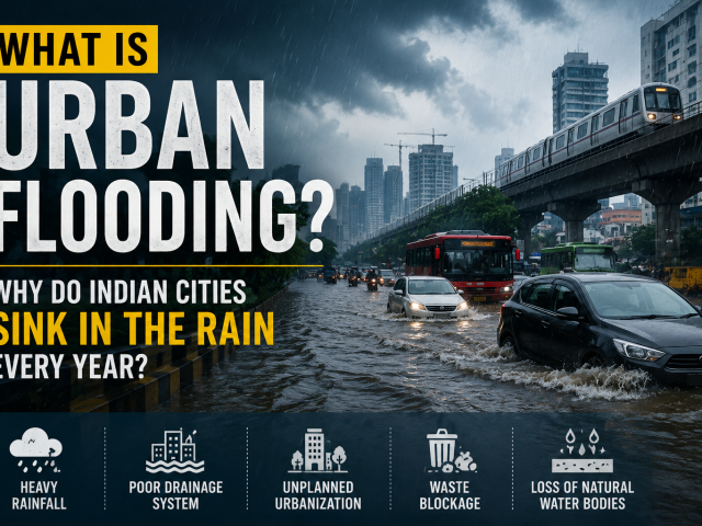 What is Urban Flooding? Why Do Indian Cities Sink in the Rain Every Year?