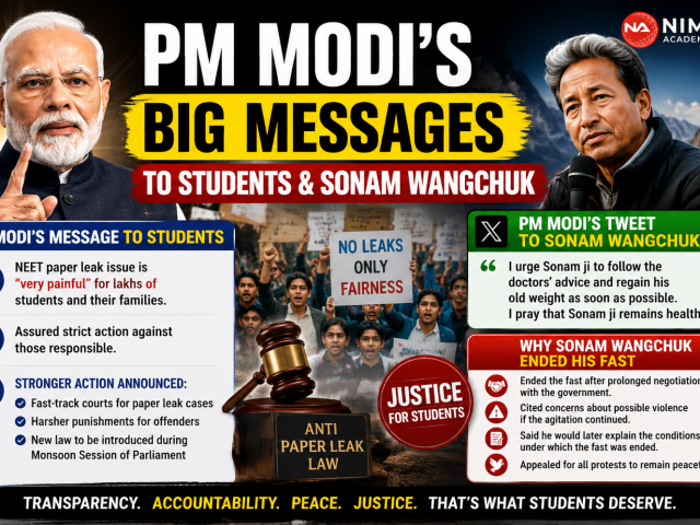 PM Modi’s Message to Students & Sonam Wangchuk: What Happened and Why It Matters